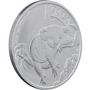 Срібна монета 1oz Коала 1 долар 2022 Австралія
