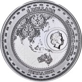 Серебряная монета 1oz Терра 5 долларов 2022 Токелау