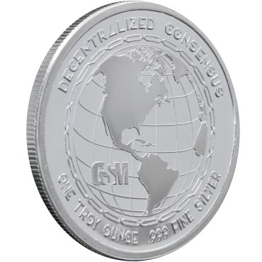 Срібний раунд 1oz Біткоін США