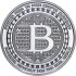 Срібний раунд 1oz Біткоін QR Code США