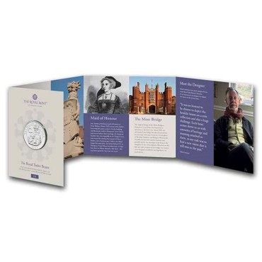 Монета Королівські Звірі Тюдорів: Пантера Сеймура 5 фунтів 2022 Великобританія