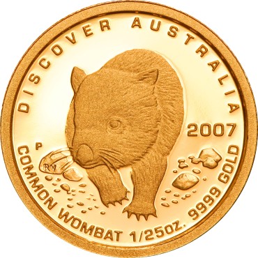 Набор золотых монет 1/25oz (5шт.) "Открывая Австралию" 5 долларов 2007 Австралия