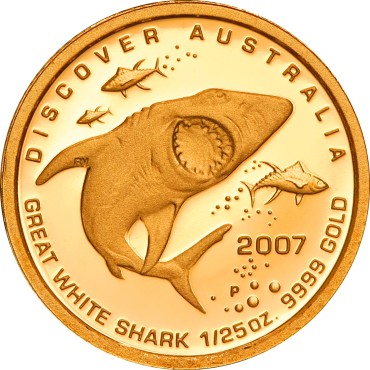 Набор золотых монет 1/25oz (5шт.) "Открывая Австралию" 5 долларов 2007 Австралия