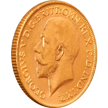 Золота монета Соверен Георгія V 1913 Великобританія