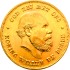 Золота монета Король Віллем III 10 гульденів 1875 Нідерланди
