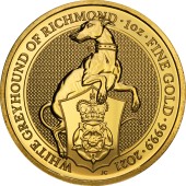 Золота монета 1oz Білий Хорт Річмонда 100 фунтів стерлінгів 2021 Великобританія