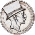 Серебряная монета "Вильгельм II в шляпе" 3 марки 1912 Пруссия