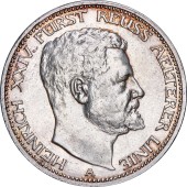 Срібна монета 3 марки 1909 Рейс Німецька Імперія