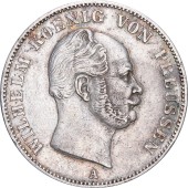 Серебряная монета 1 Союзный Талер 1861 Пруссия