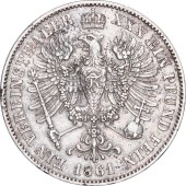Срібна монета 1 Союзний Талер 1861 Пруссія