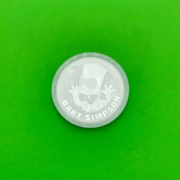 Срібна монета 1oz Барт Сімпсон (серія "Сімпсони") 1 долар 2022 Тувалу