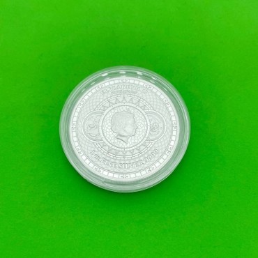 Серебряная монета 1oz Хронос 6 долларов 2022 Токелау