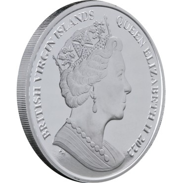 Срібна монета 1oz Пегас 1 долар 2022 БВО