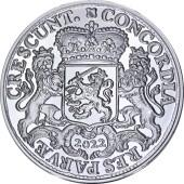 Серебряная монета 1oz Дукатон 2022 Нидерланды рестрайк