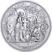 Серебряная монета 1oz Уна и Лев 1 фунт стерлингов 2022 Остров Святой Елены