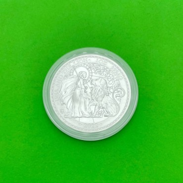 Серебряная монета 1oz Уна и Лев 1 фунт стерлингов 2022 Остров Святой Елены