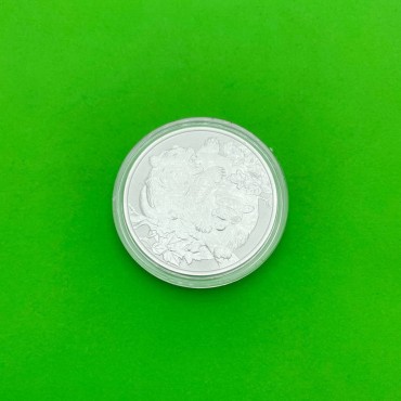 Серебряная монета 1oz Пума против Медведя 1 доллар 2022 Ниуэ