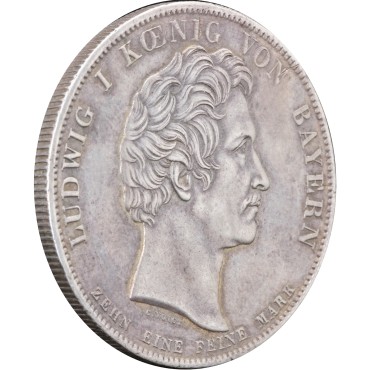 Срібна монета 1 талер 1834 Баварія