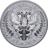 Срібний раунд 1oz Германія 5 марок 2022 Німеччина