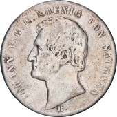 Срібна монета 1 Талер 1869 Саксонія