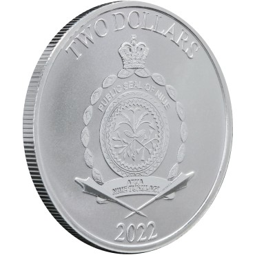 Срібна монета 1oz IG-11 "Зоряні Війни" 2 долара 2022 Ніуе