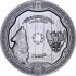 Серебряный раунд 1oz Валькирии: Хильдегард 5 марок 2022 Германия