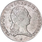 Срібна монета 1 Талер 1796 Австрія