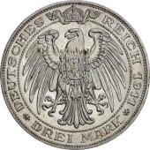 Срібна монета "100-річчя Університета Бреслау" 3 марки 1911 Німецька імперія