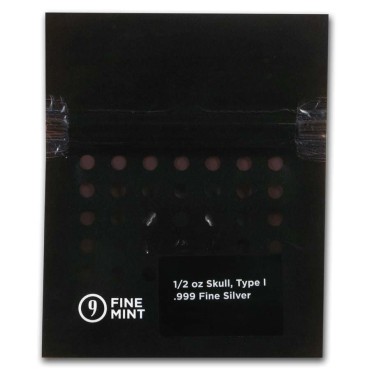 Срібний раунд 1/2oz Череп (Тип-1) США
