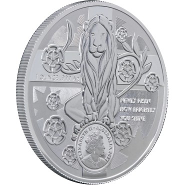 Серебряная монета 1oz Герб - Новый Южный Уэльс 1 доллар 2022 Австралия