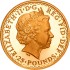 Золотая монета 1/4oz Британия 25 английских фунтов 2008 Великобритания