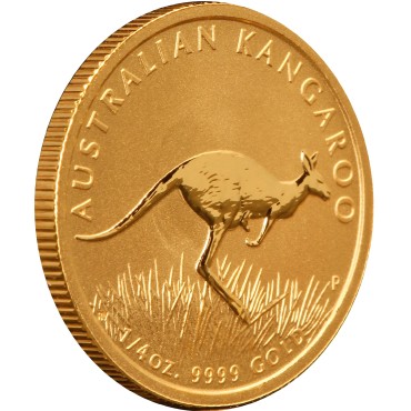 Золота монета 1/4oz Кенгуру 25 доларів 2008 Австралія