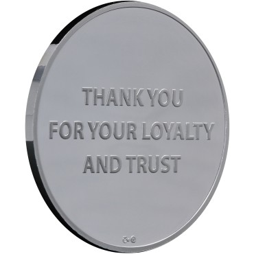 Серебряный раунд 42g Saxo Bank 2018 Чехия