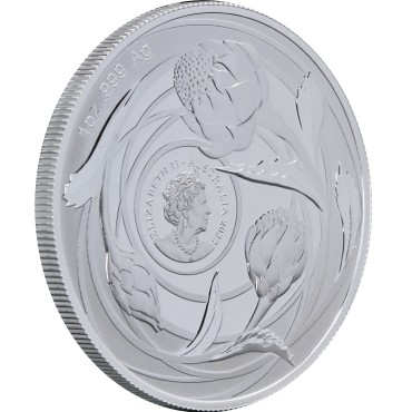 Срібна монета 1oz Польові Квіти - Варата 1 долар 2022 Австралія