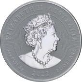 Серебряная монета 2oz Динго Следующее Поколение 2 доллара 2022 Австралия