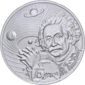 Срібна монета 1oz Ікони Інновацій: Альберт Ейнштейн 2 долара 2022 Ніуе