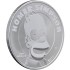 Серебряная монета 1oz Гомер Симпсон (серия "Симпсоны") 1 доллар 2022 Тувалу