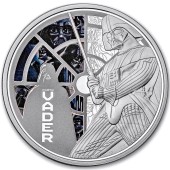 Серебряная монета 3oz Звездные Войны: Дарт Вейдер 10 долларов 2022 Ниуэ