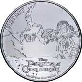 Серебряная монета 1oz Пираты Карибского Моря: Тихая Мэри 2 доллара 2022 Ниуэ