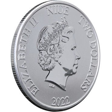 Срібна монета 1oz Пірати Карибського Моря: Тиха Мері 2 долара 2022 Ніуе
