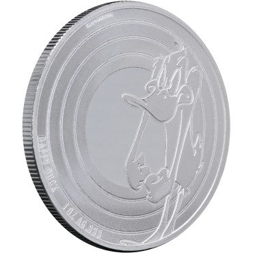 Серебряная монета 1oz Луни Тюнз: Даффи Дак 5 долларов 2022 Самоа