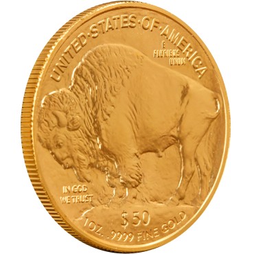 Золота монета 1oz Американський Бізон (Баффало) 50 доларів 2022 США