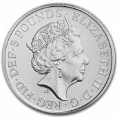 Монета Год Кролика 5 фунтов 2023 Великобритания