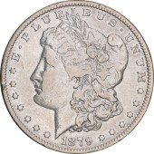 Серебряная монета Доллар Моргана 1 доллар 1879 США