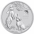 Серебряная монета 1oz Год Кролика 1 доллар 2023 Австралия