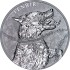 Серебряный раунд 1oz Фенрир 5 марок 2022 Польша