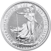 Серебряная монета 1oz Британия 2 английских фунта 2023 Великобритания