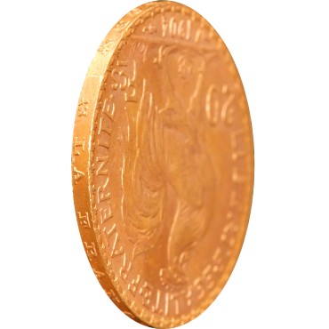 Золотая монета 20 франков 1904 Франция