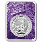 Серебряная монета 1oz Британия 2 английских фунта 2022 Великобритания (Memorial TEP)