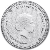 Срібна монета 1oz Рівновага (Еквілібріум) 5 доларів 2022 Токелау